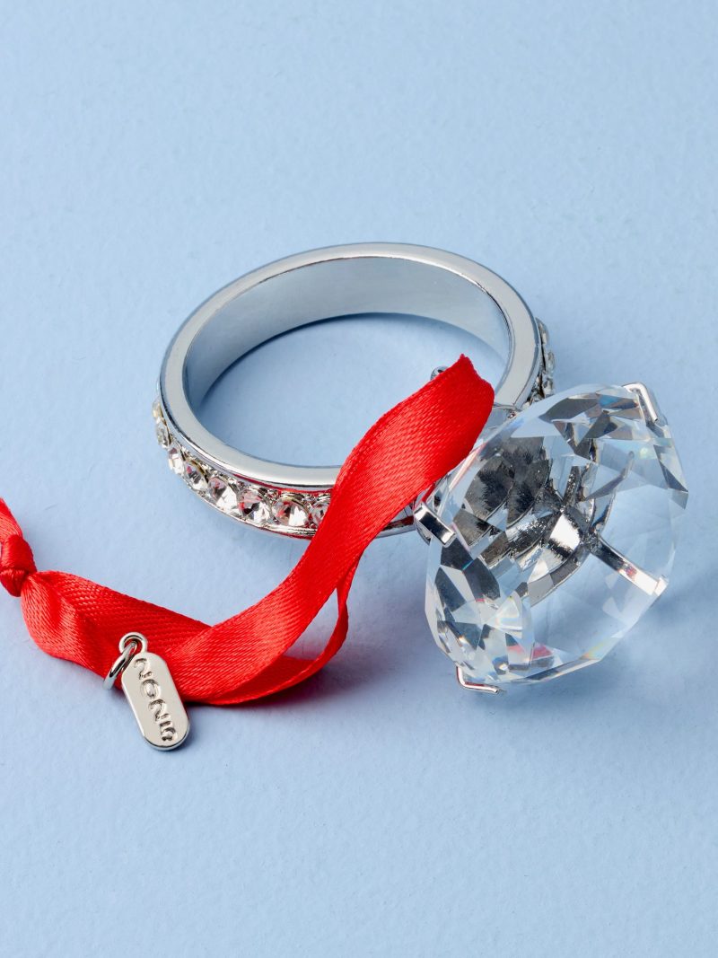 2025 Engagement Ring Metal Ornament